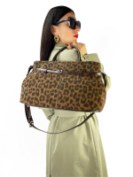 Женская сумка 360N-3635-LEOPARD PRINT COFFEE Женская сумка 360N-3635-LEOPARD PRINT COFFEE