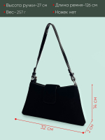 Женский клатч 360N-946-BLACK Женский клатч 360N-946-BLACK